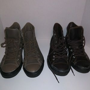 2pairs converse chuck taylor boots 9.5